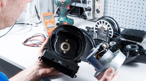 Замена мотора в пылесосе